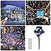 Snowfall Outdoor Led Christmas Lights Displays Projector Show Waterproof Rotating Projection Snowflake Lamp with Wireless Remote for Xmas Halloween Party Wedding and Garden Decorations