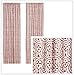 IKEA LAPPLJUNG Pair of Curtains, 2 panels, white / red, NEW