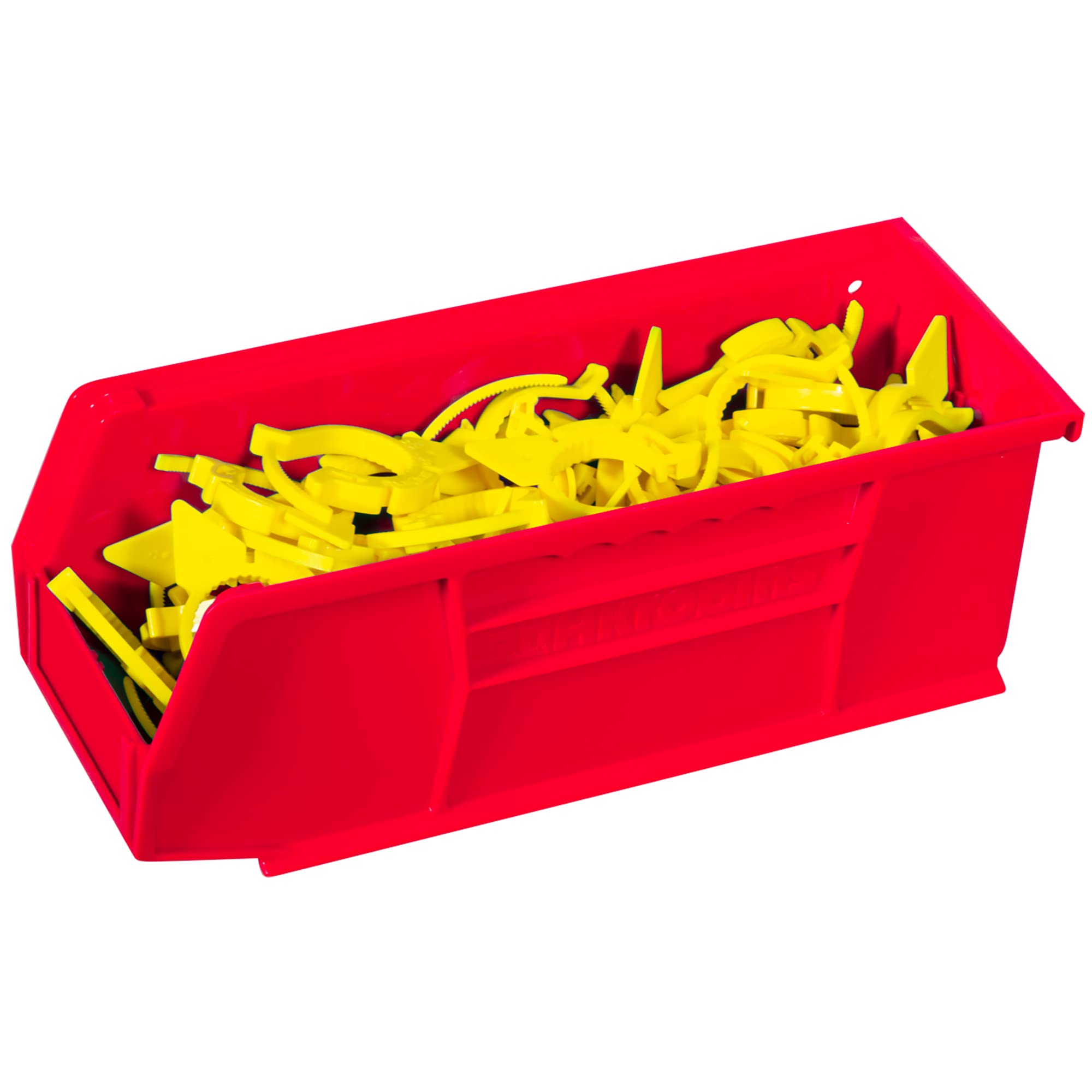 Akro-Mils 30224 AkroBins Plastic Storage Bins, Space-Saving Stackable Bins for Garage, Pantry, Craft Organization, 11