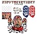 WWE Party Pack Banner Tablecloth Tattoos Balloons