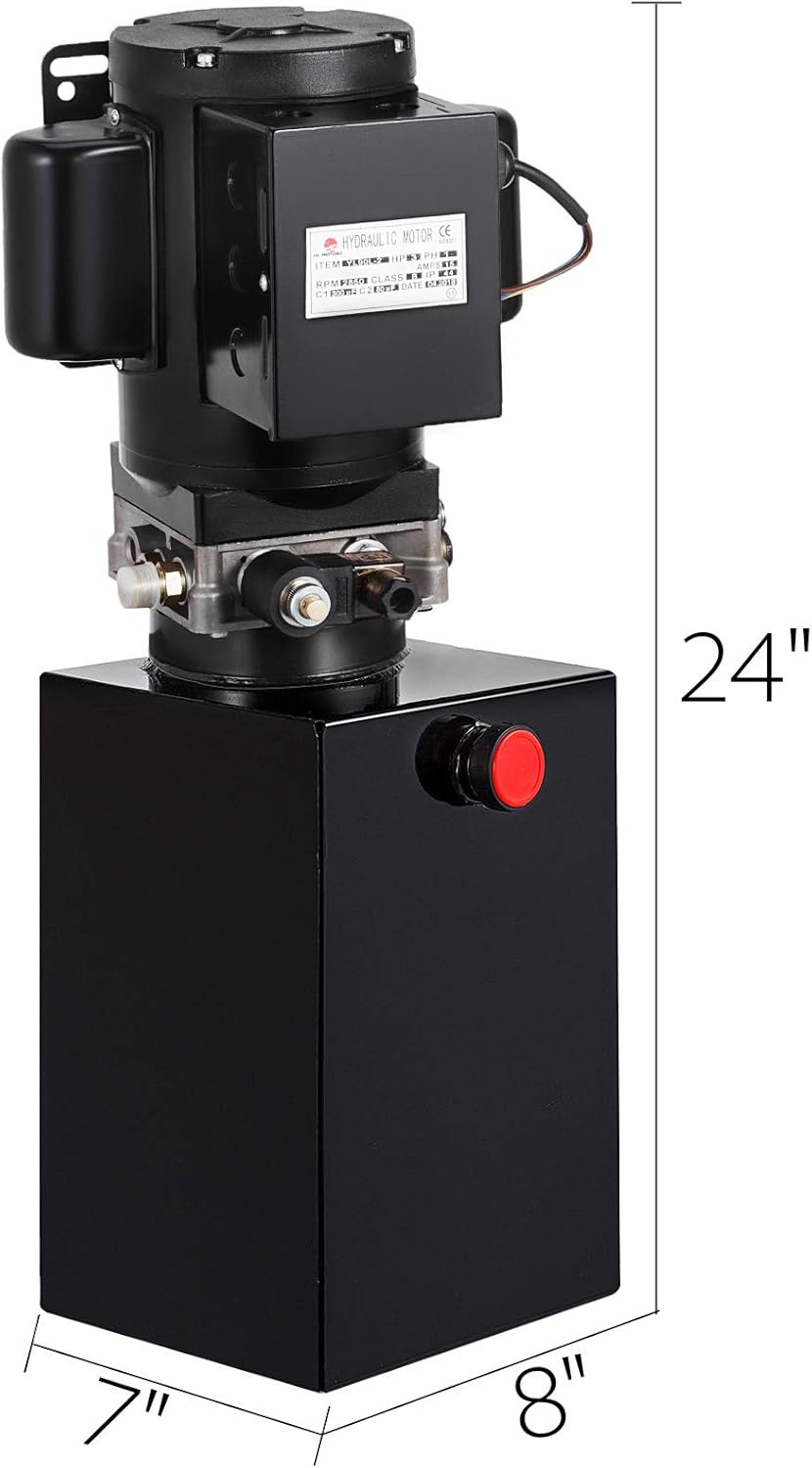 Power Units VEVOR 2.2KW 50HZ 3HP Car Lift Hydraulic Power Unit 220V