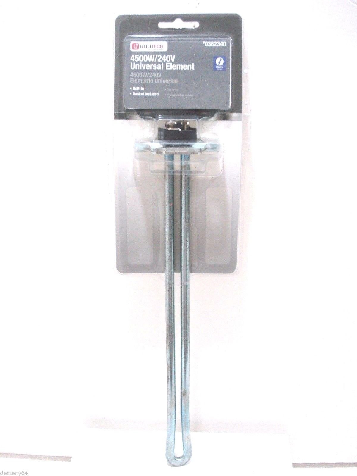 Utilitech Universal Water Heater Element 4500 W 240 V Bolt In