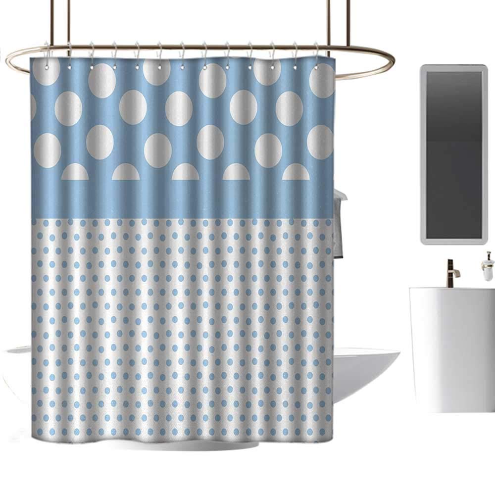 Amazon Com Coolteey Shower Curtains Fabric With Bird Houses Polka