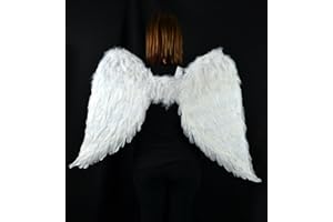 Touch of Nature 11008 Adult Angel Wing in White with Elastic Straps, 43 x 27 x 1 inches, 13.9 ounces