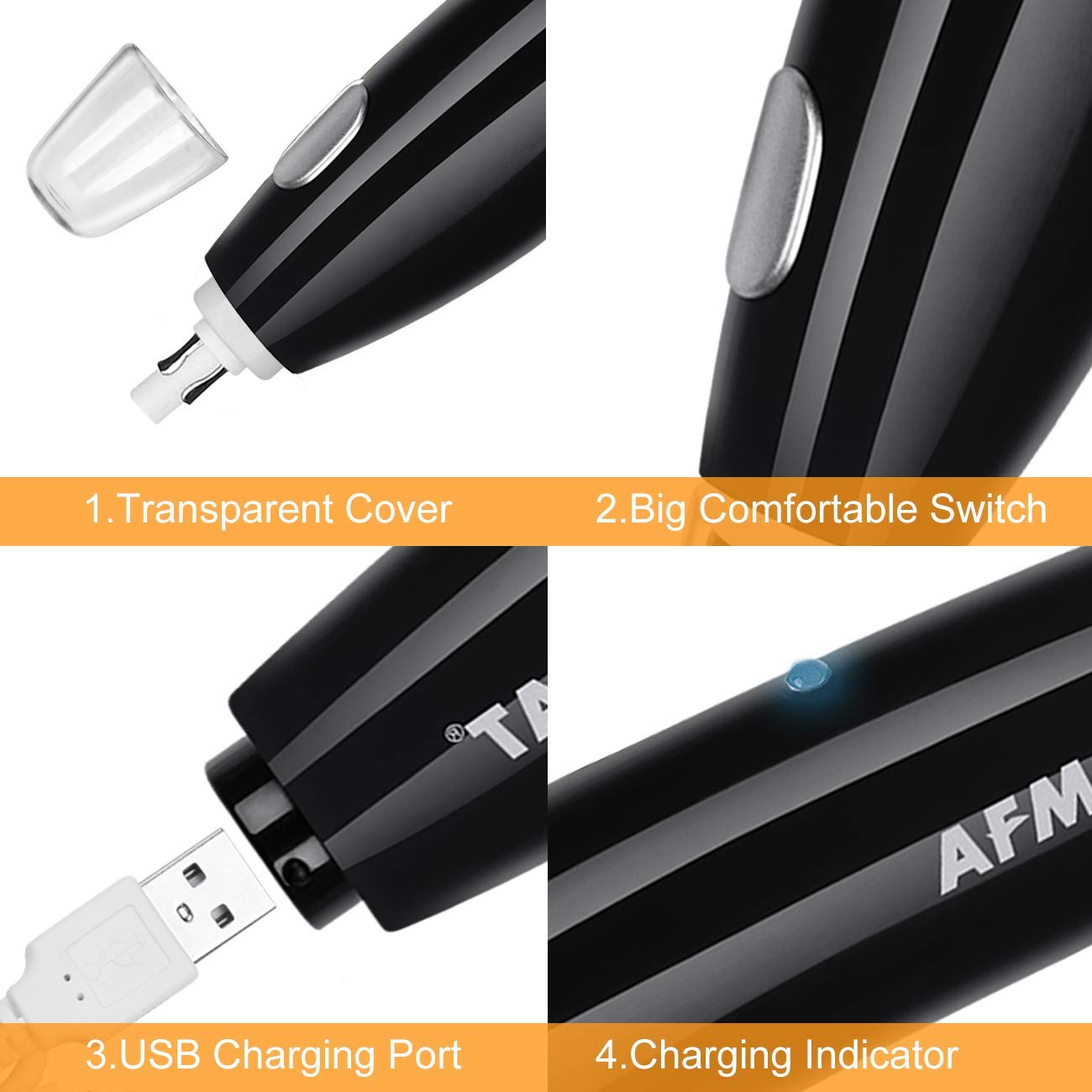 Electric Eraser for Artists, AFMAT Rechargeable Electric Eraser Kit,140 Refills for Drafting, Electric Pencil Eraser - Battery Operated for Drawing Pencils, Crafts, Arts