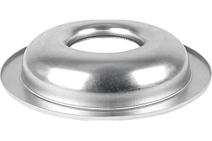 Allstar Performance Air Cleaner Base, 14 in Round, 5-1/8 in Carb Flange, Drop Base, Lightweight, Aluminum, Natural, Each