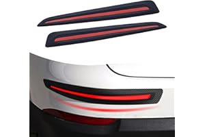 jeseny 2 PCS Universal Anti-Collision Patch Bumper Guard Strip Anti-Scratch Bumper Protector Trim for Cars SUV Pickup Truck, Car Exterior Accessories (Black)