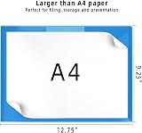 GoodtoU A4 Plastic Wallets 24 Pack Popper Document Folders 6 Colours view 2