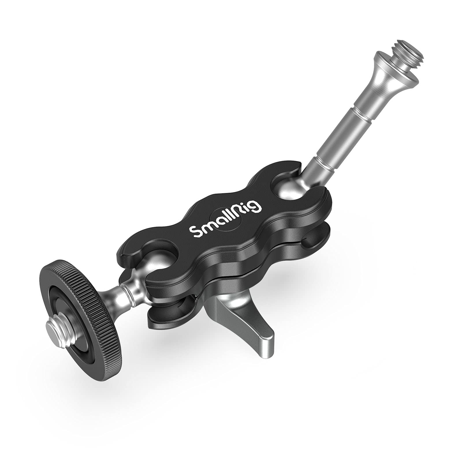 SMALLRIG Mini Magic Arm with Double Ball Head, 360 Degree Rotation Articulating Arm, with 1/4" Screws for Tripod, Monitor, Microphone, LED Light Max. Load 2.4kg - 3238