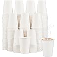 Lamosi 240 Pack Paper Cups 10 oz, 10 oz Disposable Coffee Cups, Hot/Cold Beverage Drinking Cups for Water Juice or Tea, Perfect for Office Party Home Travel