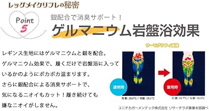 Amazon 美脚 脚痩せ 骨盤矯正 補正下着 レッグメイクリフレ 履く岩盤浴 むくみ リンパ スパッツ レギンス スリム 着圧 補正 骨盤 Leg Make Refle S ｍ レッグメイクリフレ 着圧スパッツ レギンス