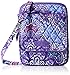 Vera Bradley Women's Cotton Mini Hipster Crossbody Purse, Lilac Tapestry, One Size