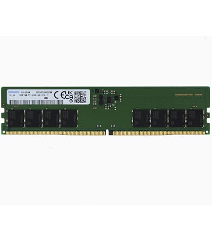 Samsung DDR5-5600 16GBx1枚 PC5-44800 Samsung 16GB DDR5 5600MHz PC5-44800 CL46 UDIMM 1Rx8 Single Rank