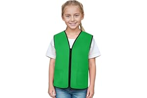 TOPTIE Kids Volunteer Activity Vest Unisex Event Vest with 2 Pockets