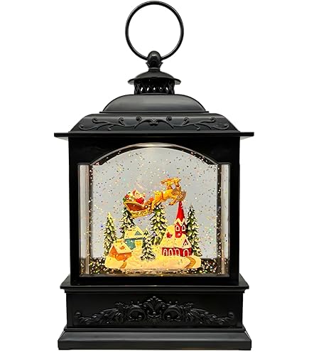 Amazon.com: GenSwin Christmas Snow Globes with Music USB