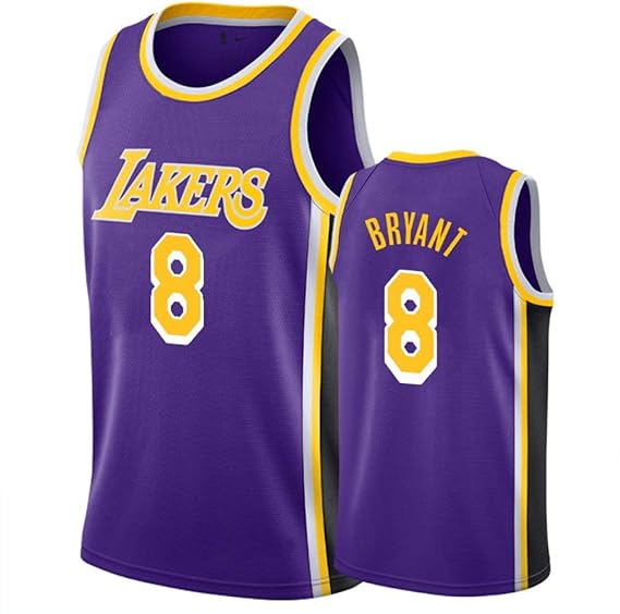 8 Lakers Bryant Baloncesto Jersey Fan Jersey Fresco Sin Mangas Bordado