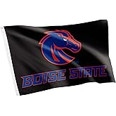 Desert Cactus Boise State University BSU Flag - 3 x 5 Feet Broncos Banner, Indoor/Outdoor Durable Fabric, 100% Polyester Design (Style B)