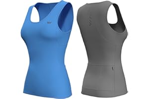 Wulibike Sleeveless Cycling Jersey Women Running Shirts Vest bike top Summer Biking tank Basic Top With Pockets