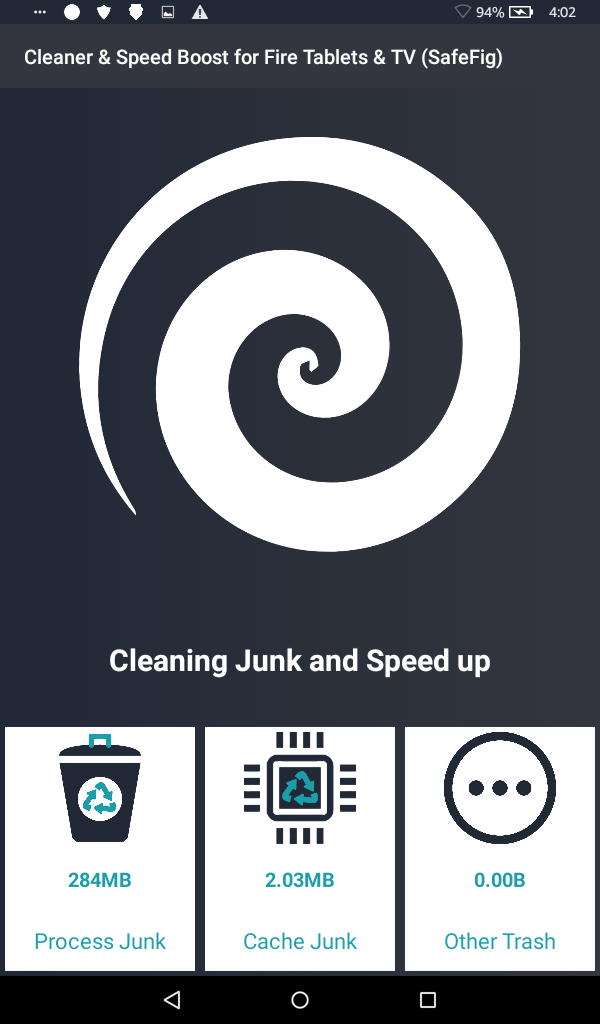 Cleaner & Speed Boost for Fire Tablets & TV (SafeFig)