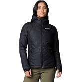Columbia Women's Heavenly Hooded Jacket | Water-Resistant, Insulated, Fleece Lined Hood, Extended Fit Available