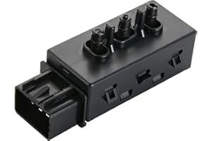 ZAPOSTS 12451495 6-Way Front Left Driver Side Power Seat Switch Fits for Chevy Silverado for GMC Sierra YukonBuick.for Pontiac.for Saturn.Recliner Adjust Tilt Control Button Switch,OEM 12451495