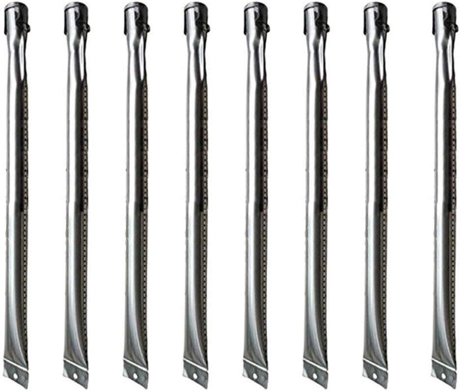 Votenli S1025A (8 Pack) Stainless Steel Burner Tubes Replacement for Grill Chef BIG-8116, Uniflame GBC1059WB, GBC1059WE-C, GBC1059WE-C,SAMS ST1017-01, ST1017-012939, GR2039201-MM-00