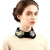 BEoneBEwin Fake Collar Detachable Dickey Collar Blouse Half Shirts Peter Pan Collar for Women & Girls