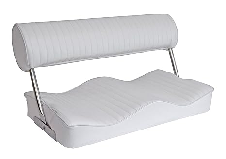 Osculati Kunstleder Zweiersitz 80x40cm mit klappbarer Rückenlehne