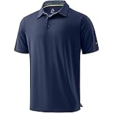 Obla Mens Golf Shirt Short Sleeve Dry Fit Collared Polo Shirts | Moisture Wicking, Performance, lightweight, Athletic, Casual, Work Shirts