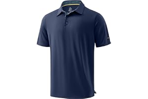 Obla Mens Golf Shirt Short Sleeve Dry Fit Collared Polo Shirts