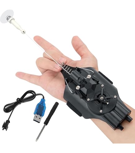 Lanzador De Telaraña Magnético | Recargable Por USB | Alcance 3 M | Banda Ajustable | Juguete De Superhéroe
