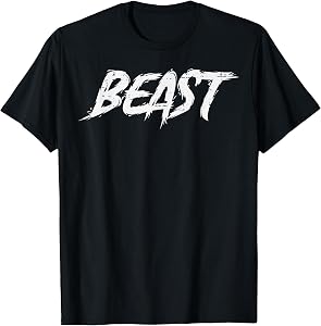 Workout Beast Gym Bodybuilding Training Fitness Men Women T-Shirt
