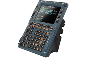 WINWING MCDU-32 Flight Simulator Panel – Realistic Backlit Keys, USB Plug & Play, Dual Display Modes