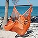 Large Caribbean Hammock Chair - 48 Inch - Polyester - Hanging Chair - orange