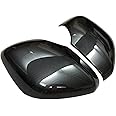 2Pcs ABS Chromed Side Door Rearview Mirror Cover Trims Compatible For NIssan Patrol Armada Y62 Accessories 2017 2018 2019 Car Accessories(Carbon fiber look)