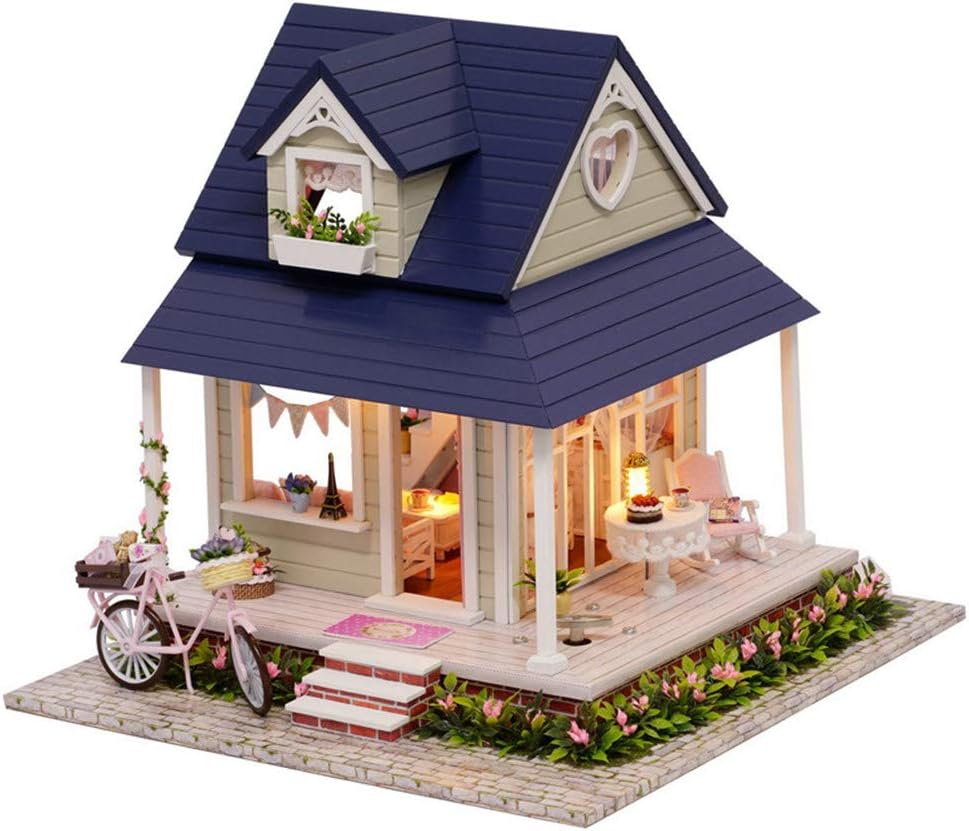 Wanlianer Miniature Furniture Kit Dollhouse Miniature Kit With