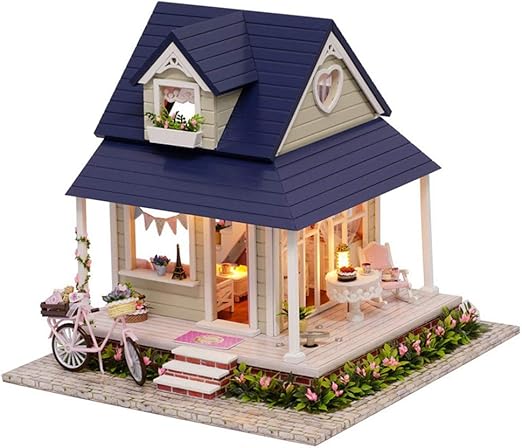 Wanlianer Miniature Furniture Kit Dollhouse Miniature Kit With