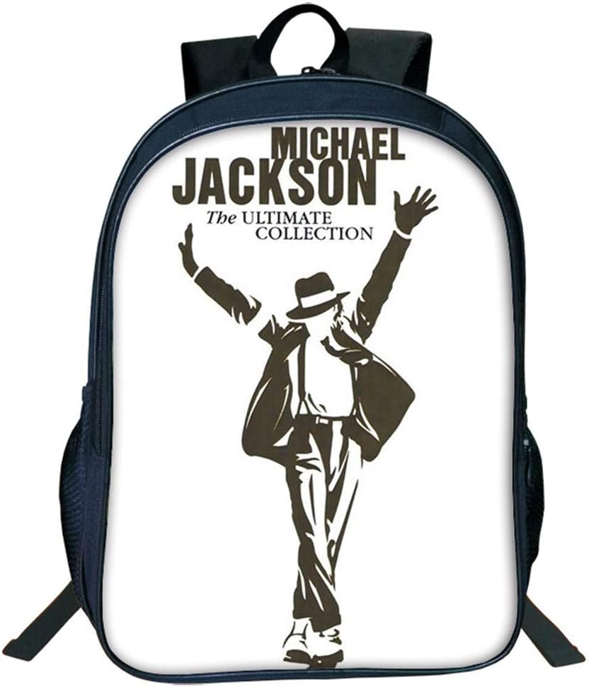 Dancing 3D Michael Jackson Backpack Print Computer Backpack Moonwalk Decorative School Bag