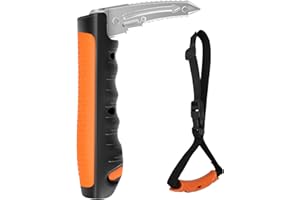 Kaiedos Car Door Handle for Elderly - 2025 New 3-in-1 Car Handle Assist, 2 Pack Auto Cane Portable Vehicle Support Handle Door Assist Bar, Max Load 500 Lbs, Anti-Slip Design (Orange-Car Handle +Strap)