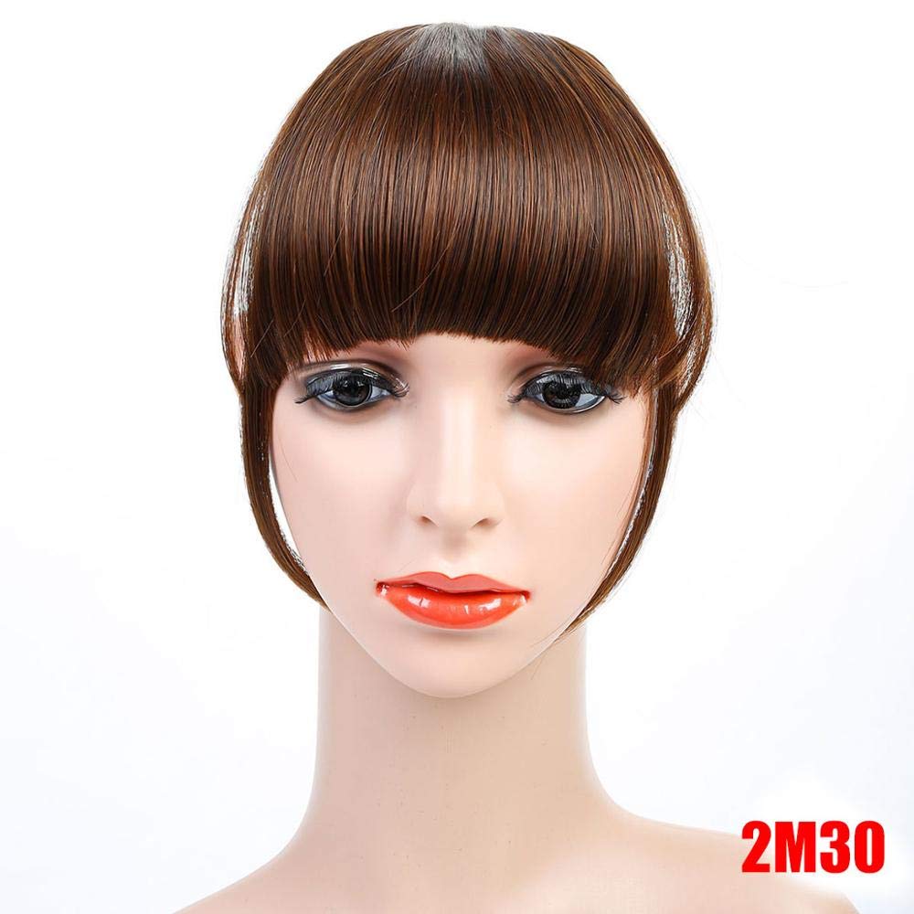 Amazon Com Fringe Clips Bangs Clip In Hair Extensions Fake