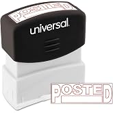Universal Message Stamp, Posted, Pre-Inked One-Color, Red (10065)