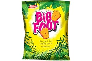 Holiday Big Foot, The Giant Cheese Snack, 0.8 Oz, Pack of 12