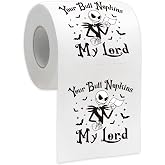 Funny Halloween Bathroom Decorations, Nightmare Before Halloween Toilet Papers for Women Men, Jack Nightmare Christmas Bathroom Toilet Paper, Halloween Gag Gift for Friends Coworkers