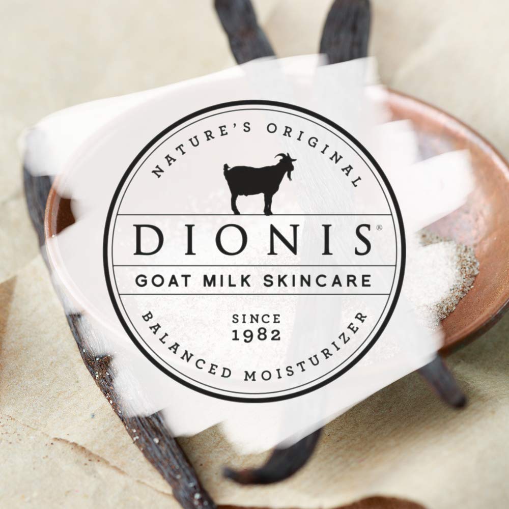 Dionis Goat Milk Skincare 3.3 oz Vanilla Bean Hand & Body Cream - Travel Size Hand Lotion For Hydrating & Moisturizing Dry Skin - Cruelty Free Cream Made In The USA - Paraben Free Formula