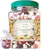 Freeze Dried Fruit, 9 Delicious Fruits Strawberry, Blueberry, Raspberry & More #1 Best Taste Premium Farmers Market Quality Big Double-Sealed Artisan Product 