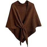 HYMIC Women Pashmina Shawl Wraps Knitted Shawls and Wraps Cardigan Cape Wool Cashmere Shoulder Top Sweater Shawl Scarf