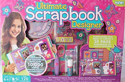 Ultimate Scrapbook Designer Kit with over 120 Scrapbook Essentials