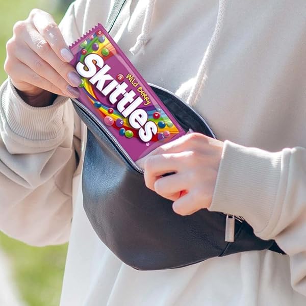 SKITTLES & STARBURST ASSORTED CANDY VARIETY PACK FOR HOLIDAYS, GIFTS, PARTIES, CANDY ASSORTMENT, 37.05 OZ (18 COUNT) BULK BOX