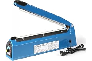 Yeler 12 Inch Impulse Heat Sealer Impulse Bag Sealer, Manual Poly Bag Heat Sealer Machine for Plastic Bags PE PP Bags with Ex