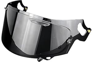 STABLENEINO Regent-X Replacement Helmet Visor Compatible with RX7X VAS-V MAX Quantum-X Corsair-X UV Protection Anti-Scratch Wearproof Shield Universal Face Shield Accessories(Pale Black)